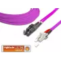 Lightwin cable de parcheo de fibra óptica dúplex de alta calidad, MM OM4, E2000 - LC cable de parcheo de fibra óptica (LDP-50 E2-LC 2.0 OM4)