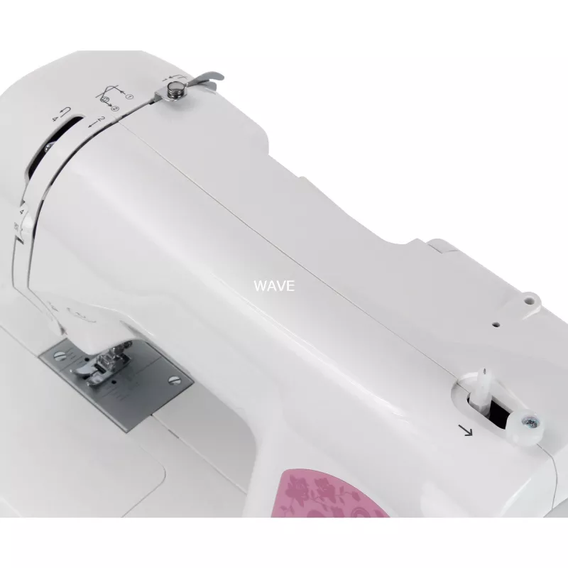 Máquina de coser Singer 6699, electrónica, blanca, rosa