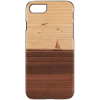 Funda para móvil Man and Wood para iPhone 7/8, mare negro