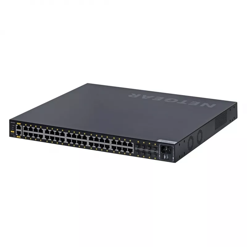 NETGEAR GSM4248PX-100EUS switch de red gestionado L2/L3/L4 Gigabit Ethernet (10/100/1000) Power over Ethernet (PoE) negro