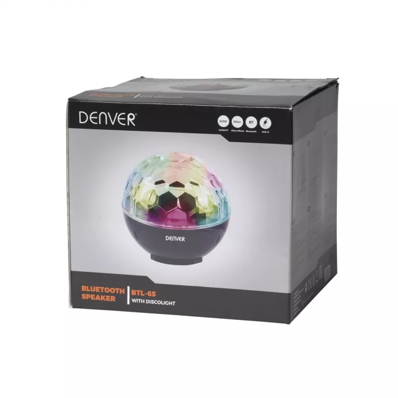 Altavoz Bluetooth Denver BTL-65 Negro