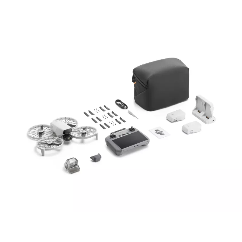 DJI Flip Fly More Combo (DJI RC 2) dron con cámara, 4K/60fps HDR, 48 MP, CMOS de 1/1,3″, 3 baterías