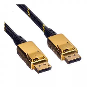 ROLINE Cable DisplayPort GOLD, DP macho - macho, 1,5 m