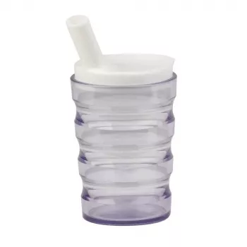 Vaso seguro para usuarios con discapacidad