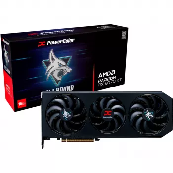 PowerColor Hellhound Radeon RX 9070 XT 16GB GDDR6 PCIe 5.0 Tarjeta gráfica
