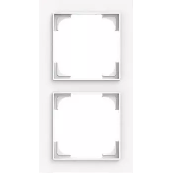 BUSCH-JAEGER 1722-44G Marco 2 elementos blanco estudio (2CKA001754A4845)