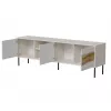 Mueble TV cama meble INSERTO 3D1W 190x40x62 cm acabado cashmere con LED