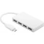 MicroConnect USB3.1CUSB3 adaptador multipuerto USB-C, hub con 4x SuperSpeed USB 3.0