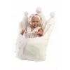 Muñeca bebé de vinilo 40 cm de Llorens con rasgos realistas y cuerpo blando