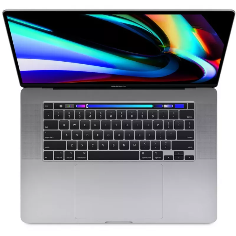 Portátil Apple MacBook Pro 16 inch (2019) — Intel Core i9 9880H, Radeon Pro 5500M, 64 GB RAM, 1 TB SSD, 3072 × 1920, Gris espacial