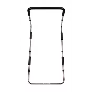 Barandilla de cama ActionMed P300AM soporte lateral de cama, altura regulable, asa antideslizante, negro, carga máx. 130 kg