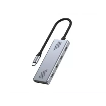 Hub USB-C 3.2 Gen 2 de 4 puertos de GEMBIRD UHB-CM-U310-C4-01