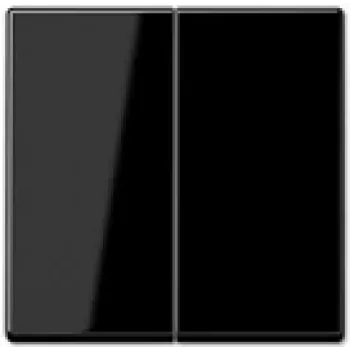 JUNG A 595 SW - Pulsador - negro - duroplast - IP44 - 55 mm - 55 mm