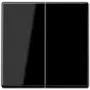 JUNG A 595 SW - Pulsador - negro - duroplast - IP44 - 55 mm - 55 mm