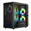 Carcasa de ordenador Logic Concept Portos Mini ARGB Micro ATX Negra
