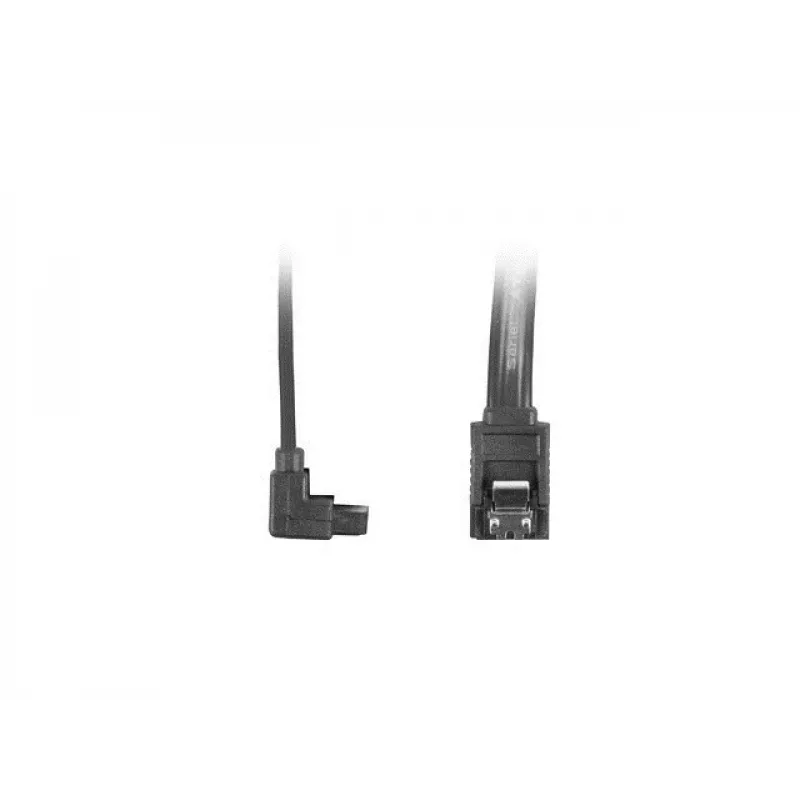 Cable SATA III LANBERG CA-SASA-13CU-0050-BK 0,5 m, SATA 7 pines a 7 pines, 6 Gbit/s, negro