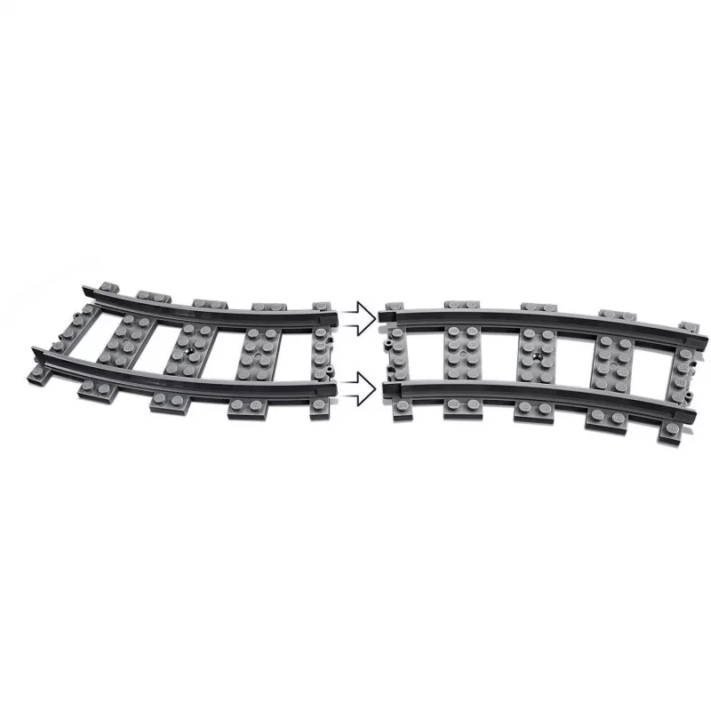 Set de construcción LEGO City 60238 – desvío de vías y accesorios para sets de juego