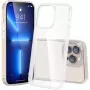 Nevox StyleShell SHOCKFlex 2377 funda para iPhone 16 Pro Max, TPU/policarbonato, transparente
