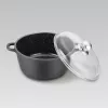 Olla con tapa Maestro MR-4620C 20 cm 2,1 l Negra