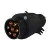 Conector macho de remolque de 7 polos IWH 010206 20A 12V con carcasa resistente a los impactos