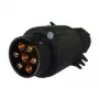 Conector macho de remolque de 7 polos IWH 010206 20A 12V con carcasa resistente a los impactos