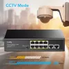 Cudy FS1010P Switch de red Fast Ethernet (10/100) Power over Ethernet (PoE) negro