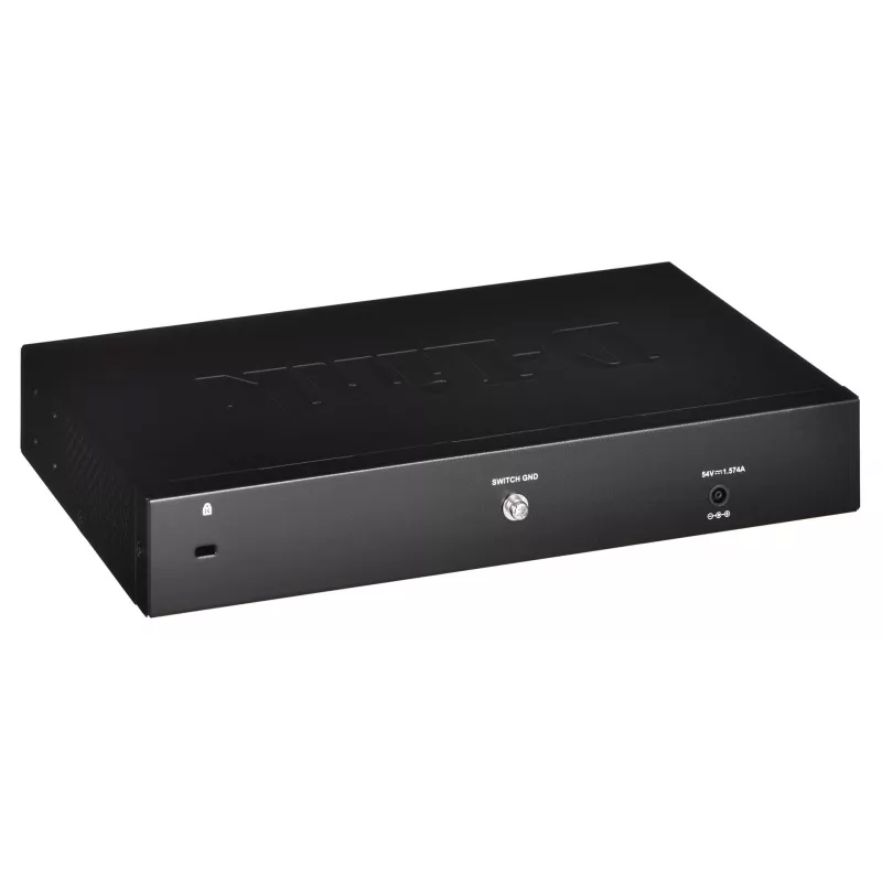 D-Link DGS-1210-08P/E Managed L2 Gigabit Ethernet (10/100/1000) Power over Ethernet (PoE) Negro