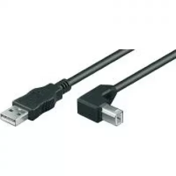 Wentronic Goobay Cable USB 2.0 Hi-Speed, Negro, 5 m - conector macho USB 2.0 (Type-A) > conector macho USB 2.0 (Type-B) (95118)
