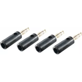 shiverpeaks BS56200-4S Conector de cable banana negro (BS56200-4S)