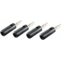 shiverpeaks BS56200-4S Conector de cable banana negro (BS56200-4S)