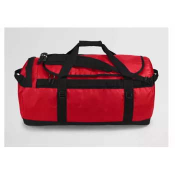 Bolsa de viaje The North Face Base Camp Duffel L 95 L poliéster negro, rojo