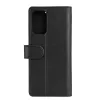 Krusell 62504 PhoneWallet funda para Samsung Galaxy A73 5G, 6,7", piel vegana, 3 ranuras para tarjetas, negra