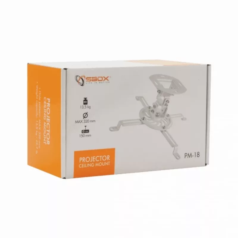 Soporte de techo para proyector Sbox PM-18