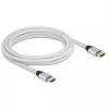 Cable HDMI DeLOCK Ultra High Speed 48 Gbit/s 8K 60 Hz plata 3 m