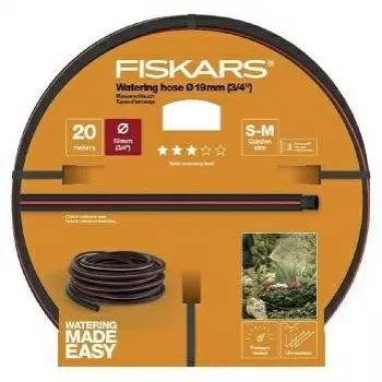 Manguera de jardín Fiskars 1027109, 19 mm de diámetro, 20 m de longitud