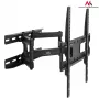 Maclean MC-760 soporte de pared para TV de 26–55 pulgadas, VESA 100×100–400×400, máx. 30 kg, inclinación ±15°, distancia a la pared 7–46 cm, metal, negro