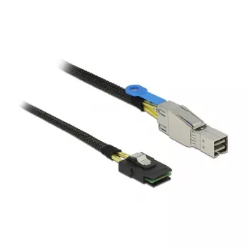 Cable SAS DeLOCK 83616 1 m 6 Gbit/s negro