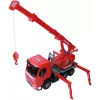 Grúa de juguete mecánica Lena 02175EC, 70 cm, vehículo individual en caja de cartón marrón