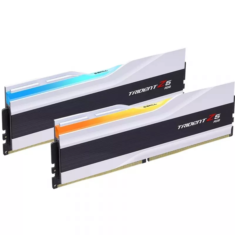 DIMM 48 GB DDR5-7200 (2x 24 GB) Dual-Kit, memoria blanca, F5-7200J3646F24GX2-TZ5RW, Trident Z5 RGB, INTEL XMP