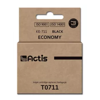 Tinta Actis KE-711 (sustituto de Epson T0711, T0891, T1001; estándar; 15 ml; negro)
