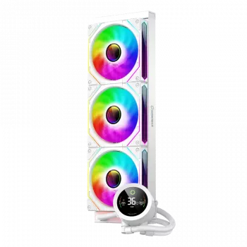 Gamemax | Refrigeración líquida para CPU | ICEBURG 360 DIGITAL | blanca