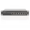 Switch DIGITUS 10 pulgadas Gigabit Ethernet 8 puertos no gestionado, 8x Gigabit RJ45, montaje en rack