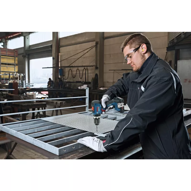Atornillador de impacto a batería Bosch GSB 18V-65 con 2 baterías de 4,0 Ah y L-Case