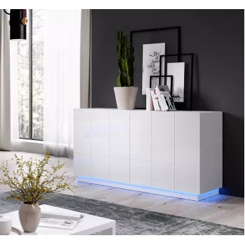 Cama Lighting REJA 2D azul