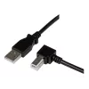 StarTech.com Cable USB 2.0 A a B en ángulo recto de 3 m – M/M, 3 m, USB A, USB B, USB 2.0, negro