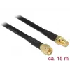Cable coaxial DeLOCK 15m CFD200 SMA