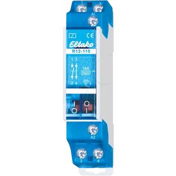 Relé electromecánico Eltako R12-110-230V — 1 contacto NA + 1 NC, bobina 230 V