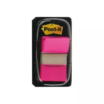 3M Post-it Index Rosa, estrecho, 50 marcadores adhesivos dimensiones, 25,4 x 43,2 mm, en dispensador desechable (I680-21)