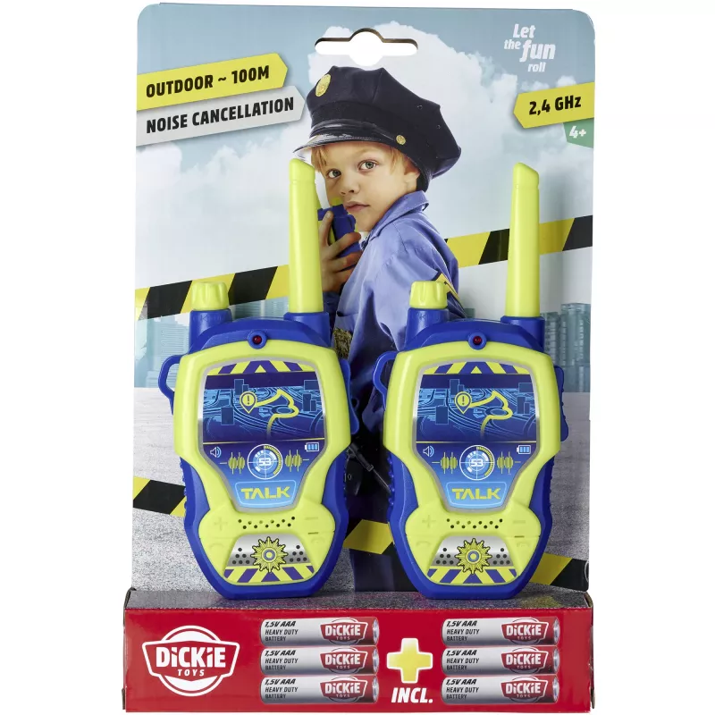 Set de walkie-talkies Dickie Police 2,4 GHz, 2 uds., modelo 201118197