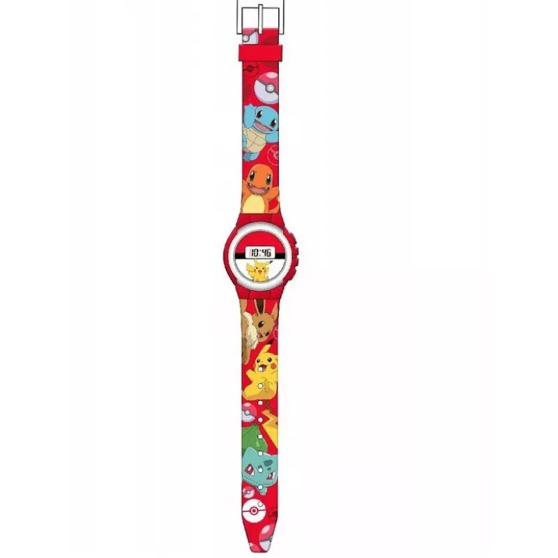 Reloj de pulsera infantil Euroswan Pokemon modelo POK4374 — reloj infantil analógico/digital